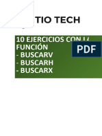 10 Ejercicios para Buscarv Buscarx y Buscar H - Eltiotech