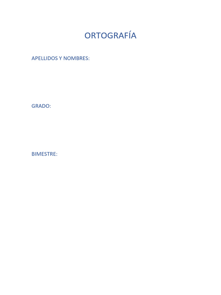 Ejercicios de Ortografía y Gramática | PDF | Voz humana | Fonética
