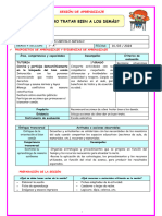 2º U1 S1 Sesion D5 Tutoria Como Tratar Bien A Los Demas