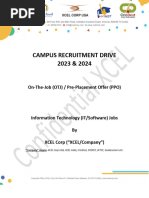 Campus Recruitment Drive 2023 & 2024