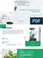 Tematica # 2 Investigación Ecosistema