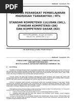 1. Skl Sk - Kd Al-qur'an Hadits