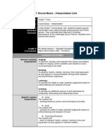 Grade 7 Choir Unit Plan