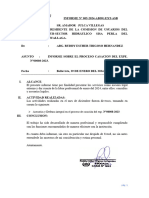 Informe N° 5 Correspondiente Al Proceso de Casacion de SR JAVIER