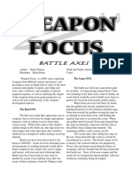 Weapon Focus - Battle Axes