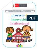 Proyecto-De Innovación Institucional