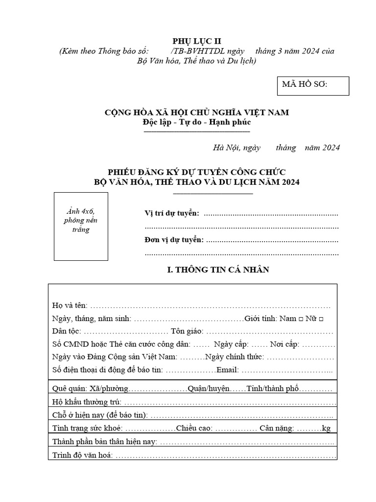 Phu Luc II 1 | PDF