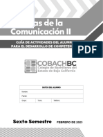 Ciencias de La Comunicación Ii - 2023-1