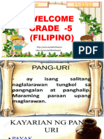 Filipino 6 - Kayarian NG Pang-Uri