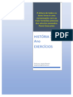 Exercícios de Historia 7 Ano Mja.