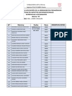 Horario de Entrevistas