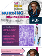 Theoretical Foundations of Transcultural Nursing 1