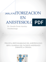 Monitorizacion en Anestesiologia