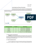 Bottleneck Analysis and Theory of Constraints 