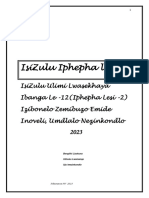 IsiZulu HL Grade P2 12 Revision 2023