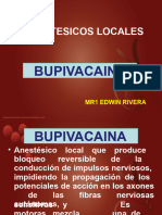 Anestesicos Locales: Bupivacaina