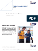 Health and Fitness Assessment