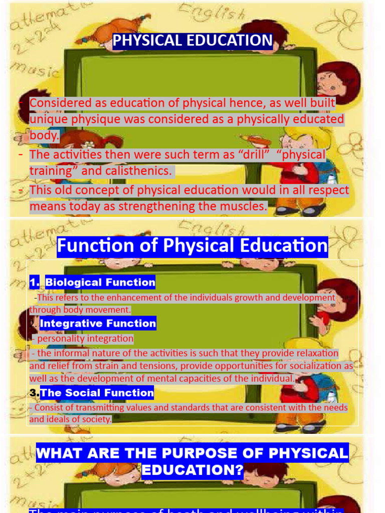 Importance of Physical Education | PDF | Physical Education | Physical ...