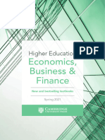 Economics, Business, & Finance Spring 2021 Catalogue