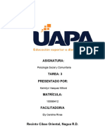 TAREA 3 DE Psicologia Social y Comunitaria