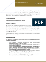 Maestría en Economía Con Mención en Finanzas