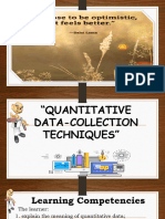 SLM R2 - Q3 - W2 - Quantitative Data Collection Techniques