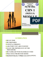CHN 1 Skills Module