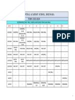 Oral Time Table Session 2023-24 Term-1 