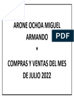 Arone Ochoa Miguel Armando Julio 2022