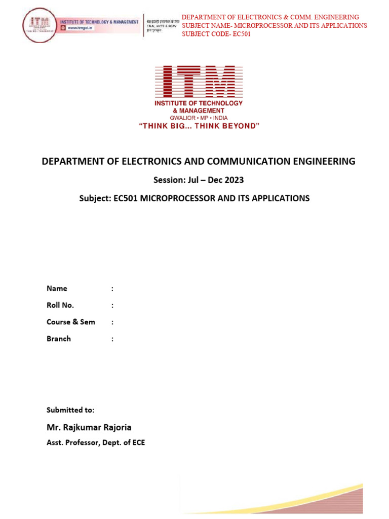 Programming 8051 with Arduino in EC501 | PDF | Programming | Computer ...