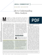 Israel Richter 2011 a Guide to Understanding Meta Analysis