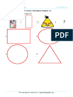 Skill: Visual::Worksheet Number:11: 1 - Which Image Will Come in Place of ?