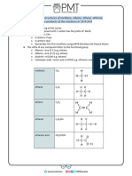 Organic Chemistry Summary Notes