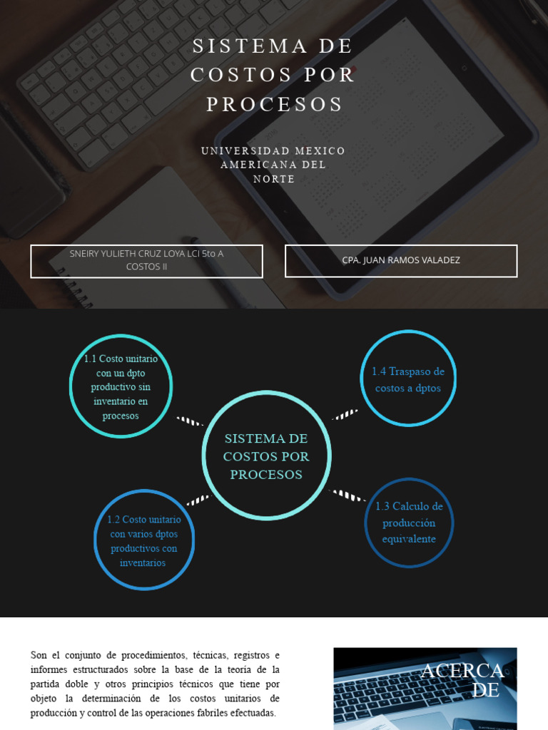 Costo por Procesos en Producción | PDF | Business | Contabilidad de costos