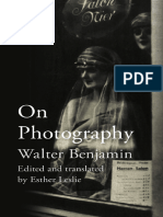 On Photography (Walter Benjamin)