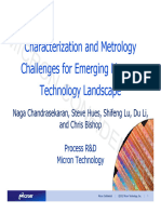 Characterization and Metrology Challenges For Emerging Memory Challenges For Emerging Memory Technology Landscape Technology Landscape