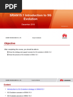 Training Course - SRAN15.1 Introduction To 5G Evolution (No Change in SRAN16.0)