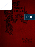 10.44 Manners and Rules of Good Society