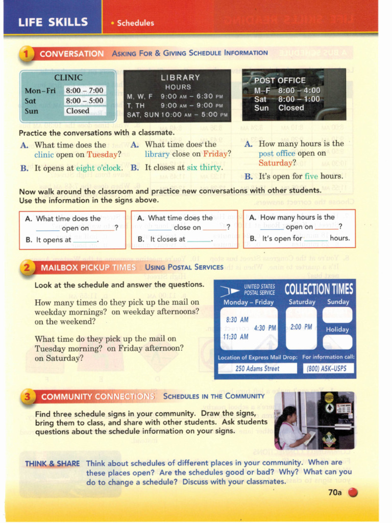 Side+x+Side+Plus,+Book+2,+Unit+7,+Life+Skills,+Reading,+Assessment | PDF