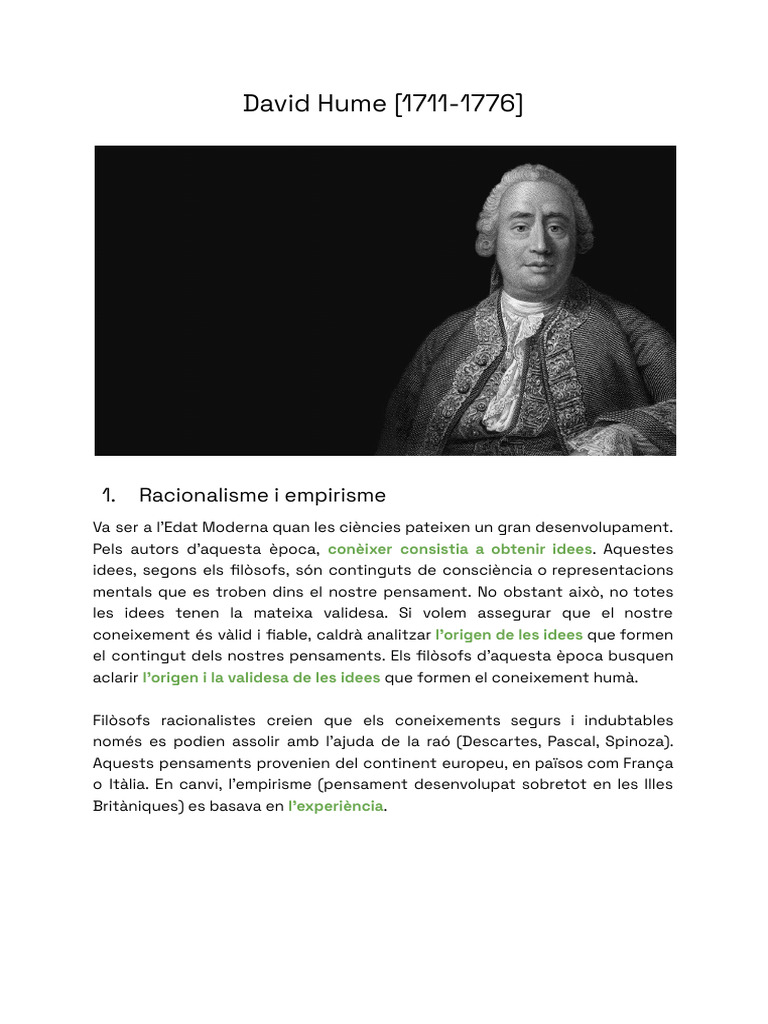 David Hume (1711-1776) | PDF