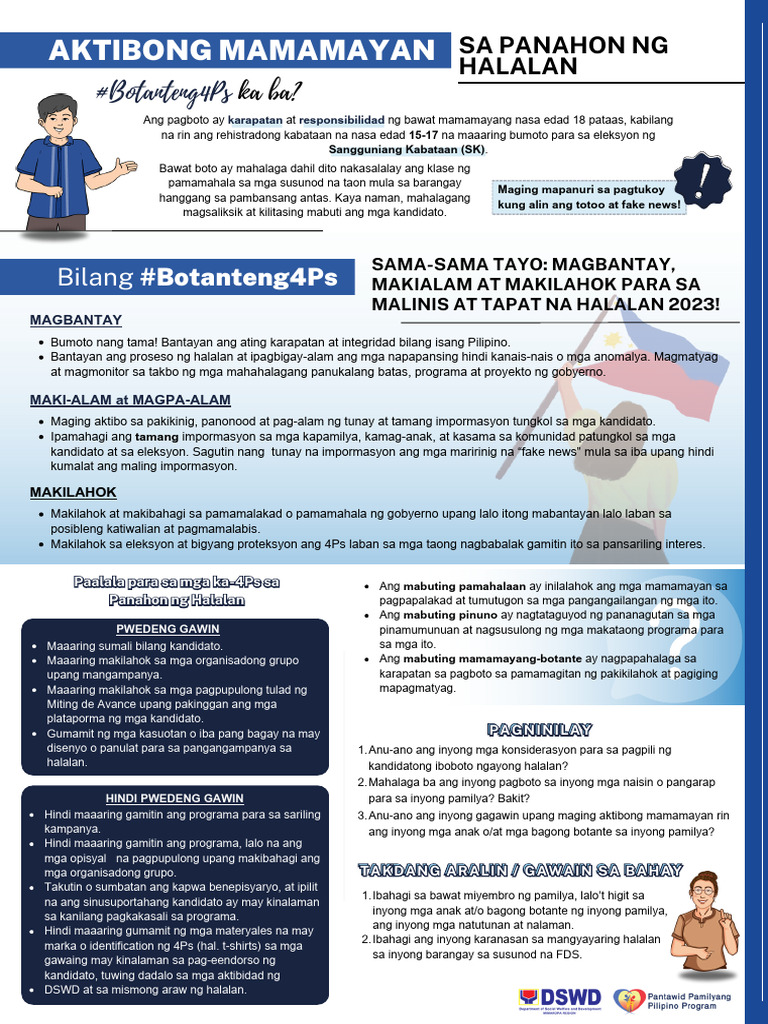 Aktibong-Mamamayan (Voter's Education) | PDF