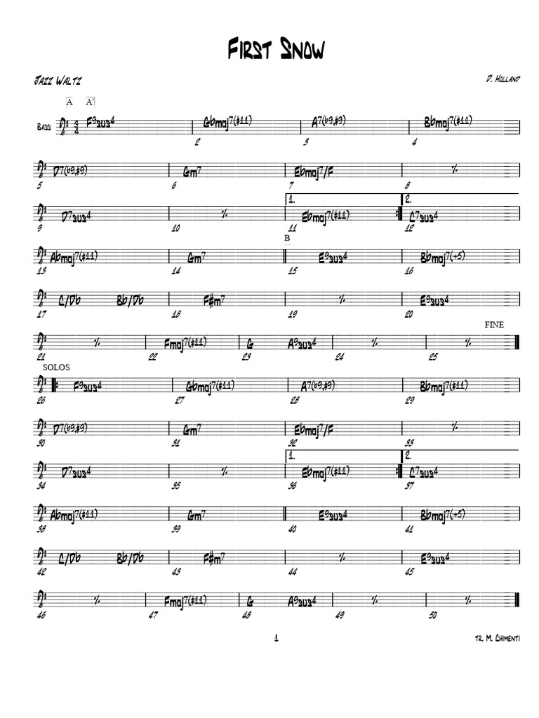 First Snow - Ritmica | PDF