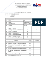 Sibutat 1st Quarter NSED 1