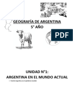 Cuadernillo Geografía Argentina - 5to - 2024