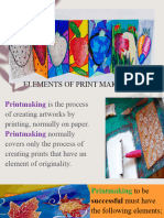 Elments of Print Making