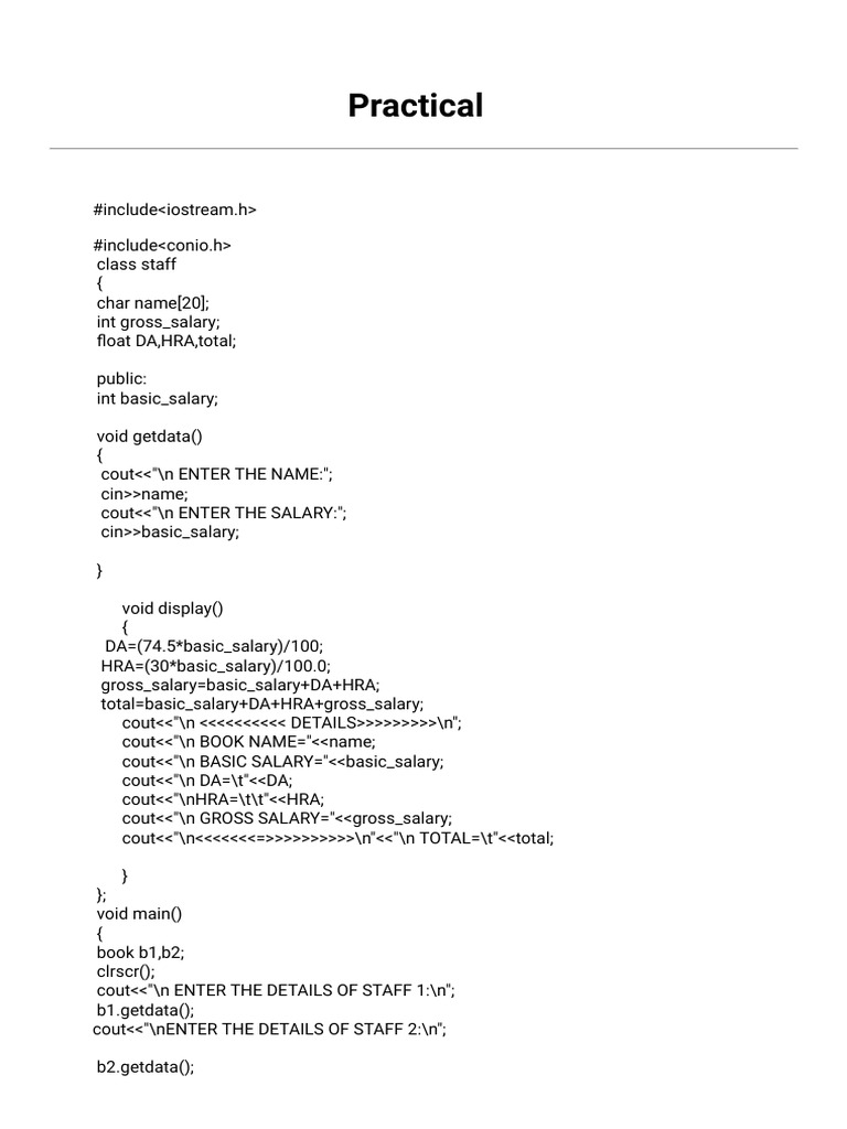 Practical | PDF | Computers | Technology & Engineering