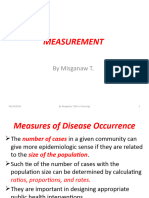 Measurements of disease