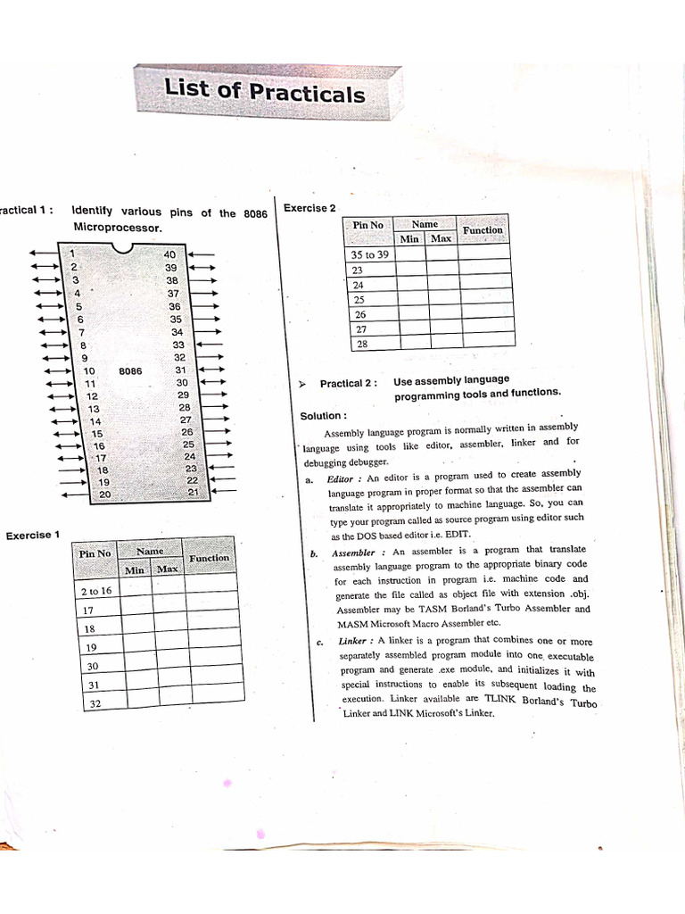 Mic Practicals With Code,FlowChart & Algorithm | PDF image.