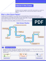 Introduction To Data Science: What Is Data Science? What Is A Data Science Pipeline?