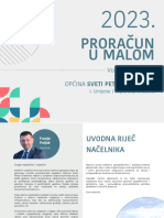 Proračun U Malom 2023. - Vodič Za Građane - I. Izmjene I Dopune Proračuna